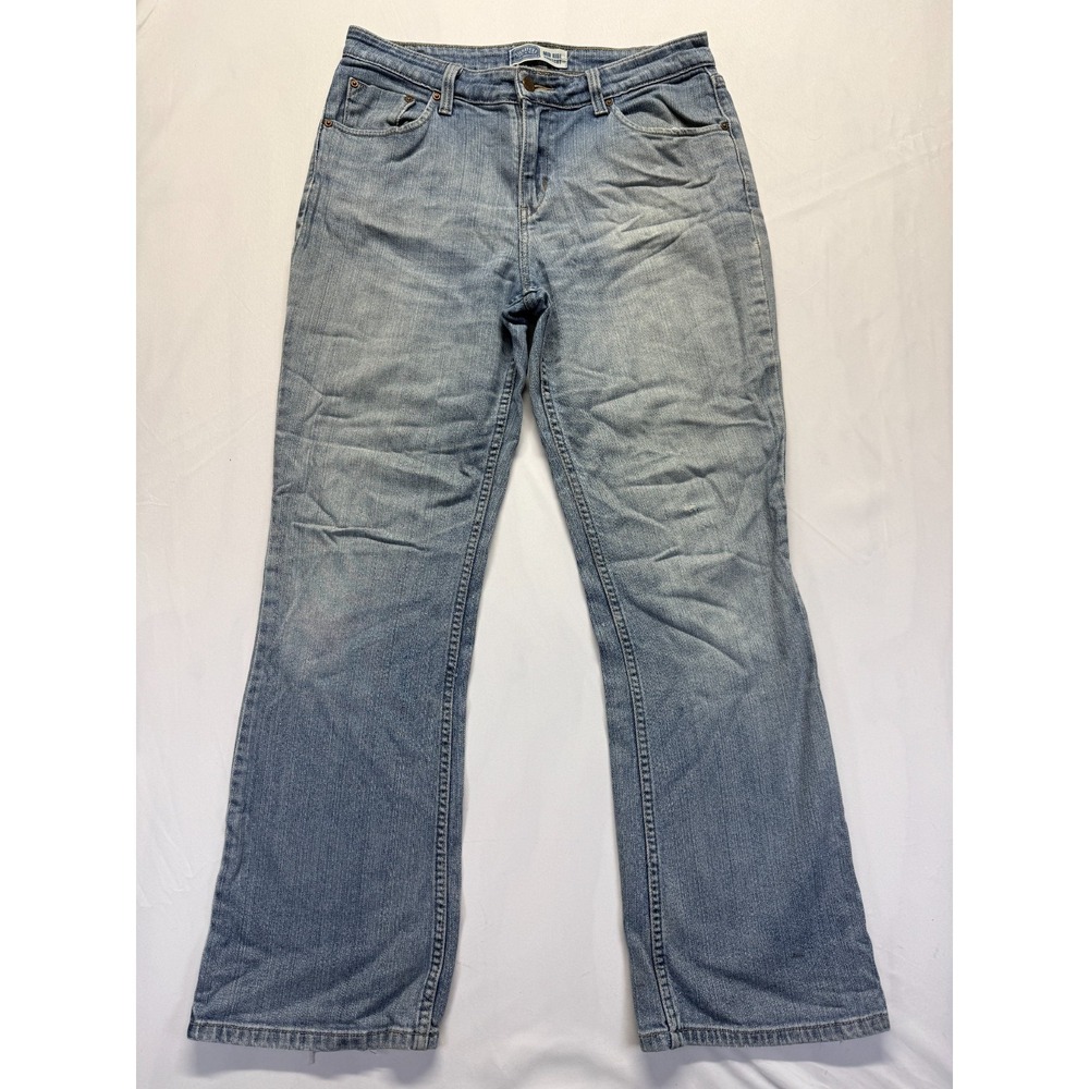 Signature by Levi Strauss & Co Mid Rise Bootcut Jeans Women 10 Blue Denim Cotton